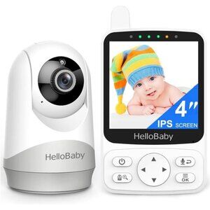 Baby Monitor - Portable Video Baby Monitor with Camera and Audio, 4" IPS, 29-Hr